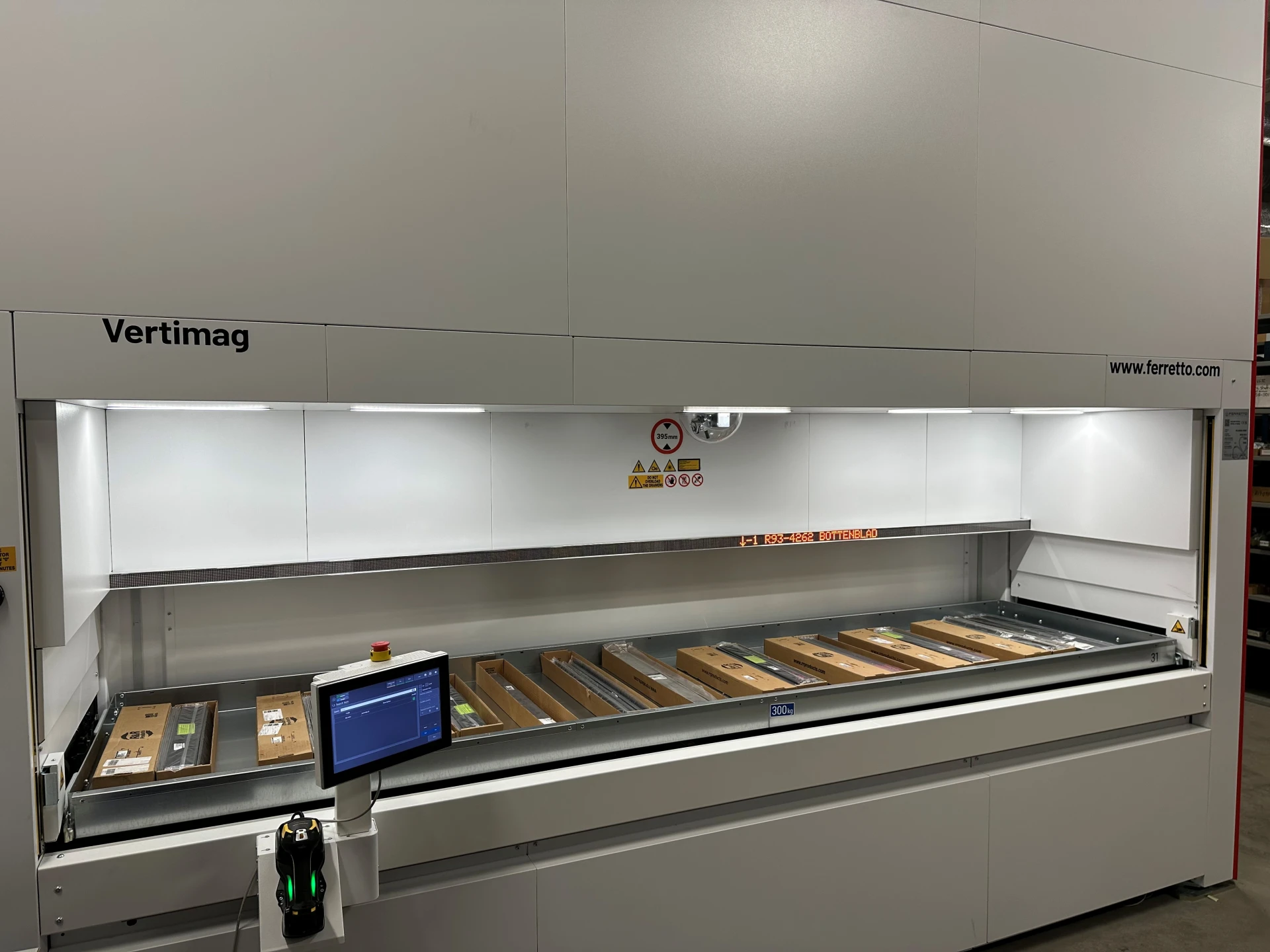 Ferretto Vertimag Plus automatiserat vertikallager (långgods och profiler) - Bild 10